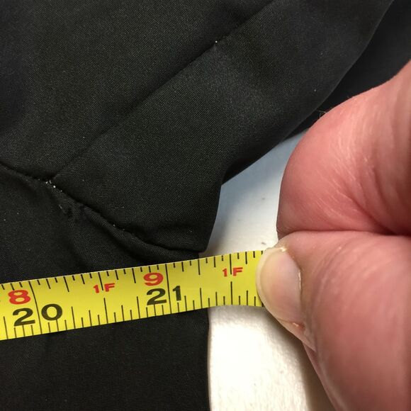 LARRY LEVINE SPORT Women's Black Water Resistant Tan Lined Coat Jacket L - Picture 8 of 13